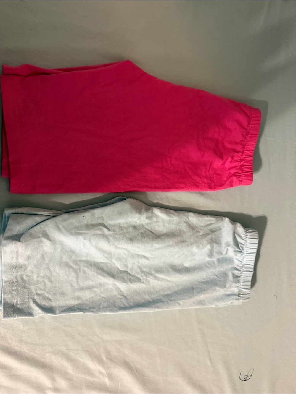 The Children's Place Cotton Pull-On Shorts in Hot Pink and Light Blue